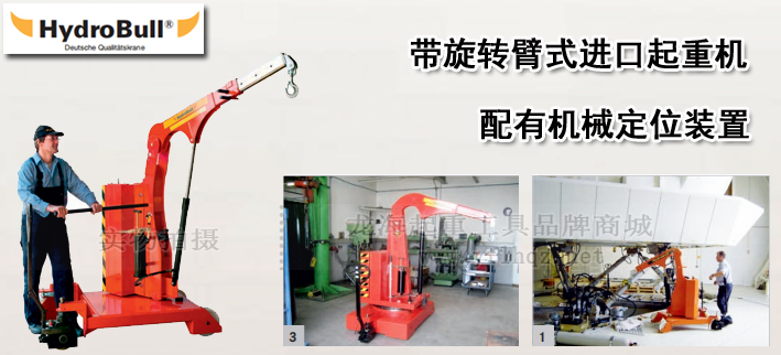 Hydrobull帶旋轉(zhuǎn)臂式進口起重機 Hydrobull帶旋轉(zhuǎn)臂式進口起重機